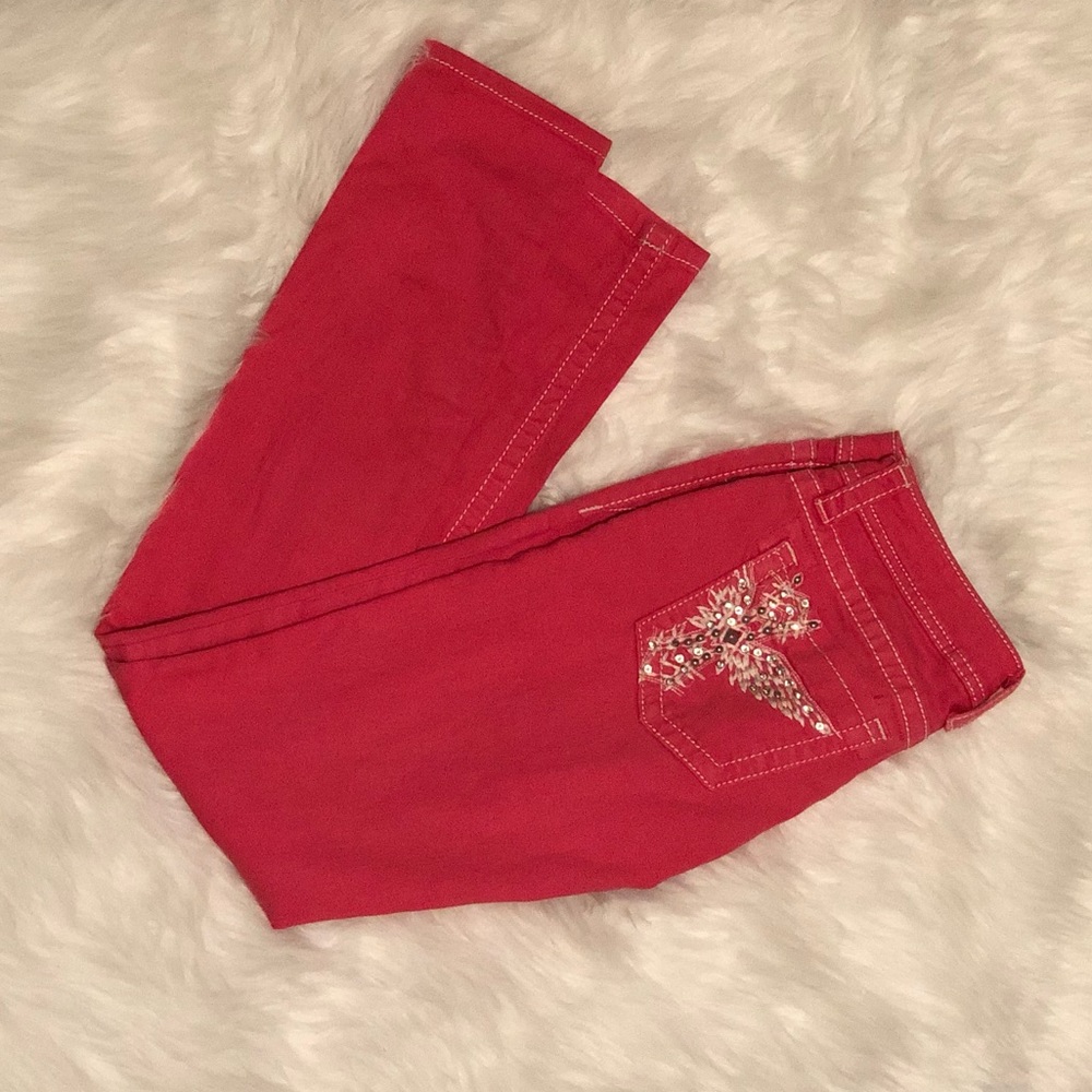 Hot Pink Miss Me jeans
